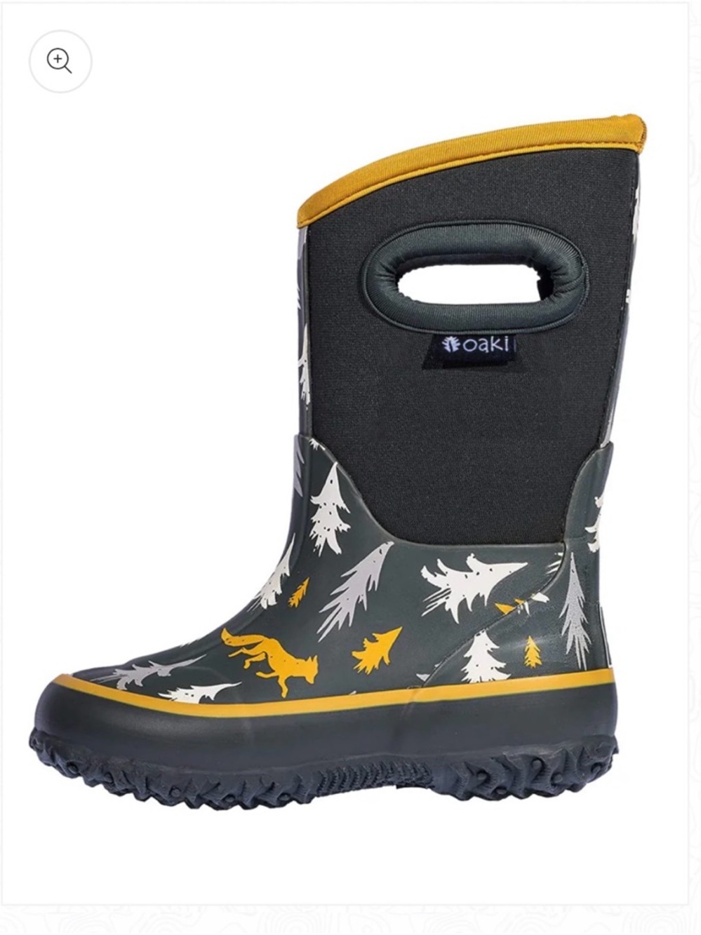 Play Condition Oaki Wildlife Tracker Neoprene Rain/Snow Boots Sz 4y